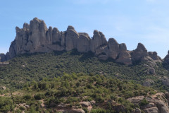 La región de Agulles de Montserrat desde Sant Pau Vell