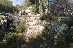Escalera de piedra de les Obagues